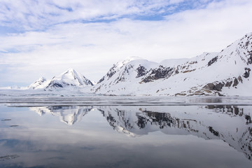 Fototapeta na wymiar Wiosna na południowym Spitsbergenie