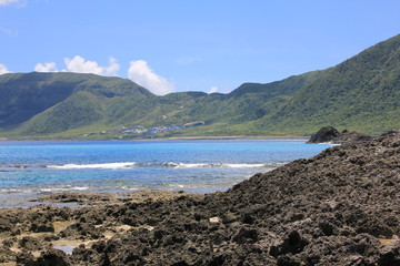 Fototapeta na wymiar Beach view at Lanyu in Taiwan