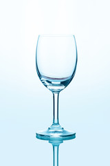 Water splashing into a glass