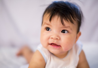 close up Thai baby, chiangmai Thailand