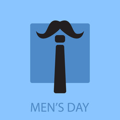Illustration of a Poster or Banner For International Man's Day.