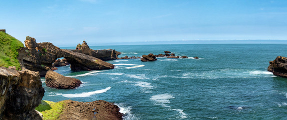 Rock of the Virgin, Biarritz city, France