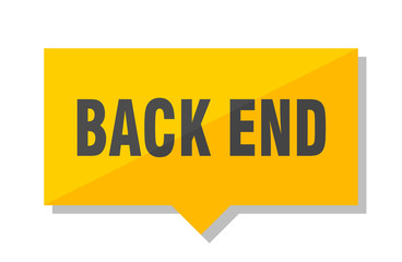 back end price tag