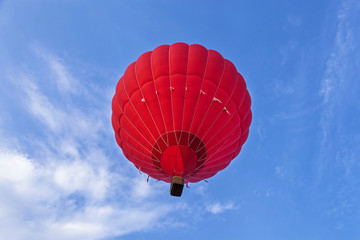 Preparing the balloon for launch.