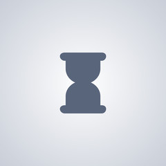 Hourglass, clock, vector best flat icon