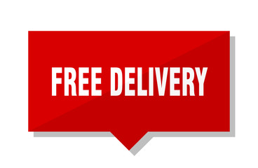 free delivery red tag