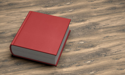 clear red book cover