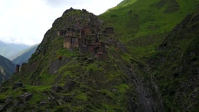 Georgia - Mutso Castle - Tusheti by drone