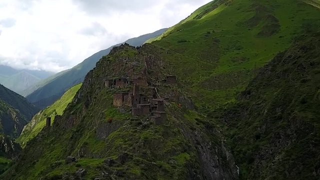 Georgia - Mutso Castle - Tusheti by drone