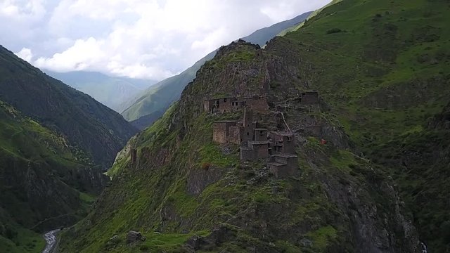 Georgia - Mutso Castle - Tusheti by drone