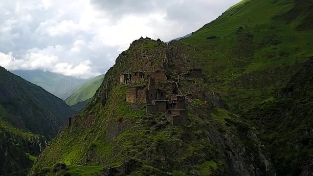 Georgia - Mutso Castle - Tusheti by drone