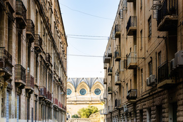 Fototapeta premium Antique city building in Valletta,Malta Europe