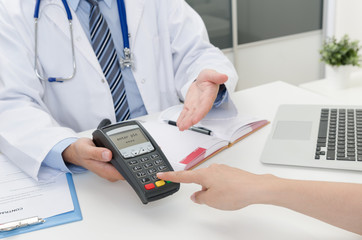 Payment for private medical care.