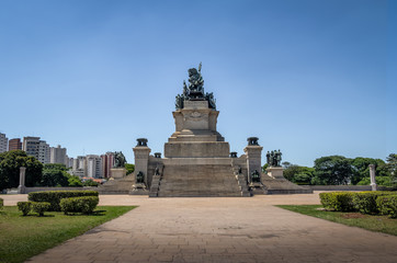 Monument to the Independence of Brazil (Monumento a Independencia do Brasil) at  Independence Park (Parque da Independencia) in Ipiranga - Sao Paulo, Brazil