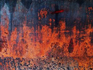 Rusted metal texture