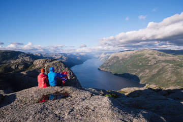 Panorama of Lysefjord, Norway