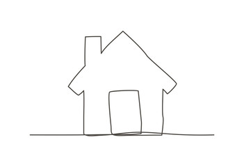 Home One line drawing