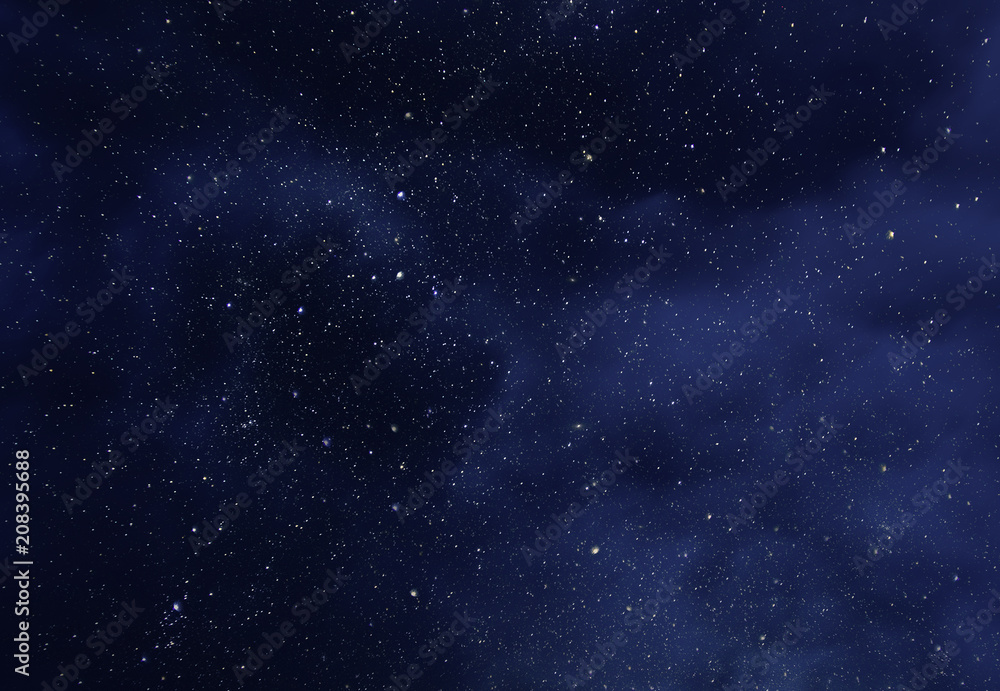 Canvas Prints night sky with stars and soft milky way universe as background or texture