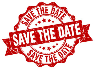 Obraz premium save the date stamp. sign. seal