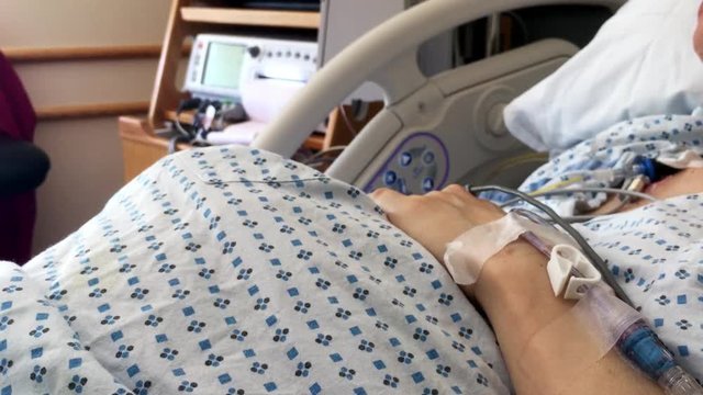 Close Up of Pregnant Belly