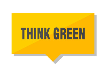 think green price tag