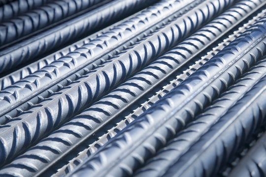 load of steel bars in Antwerp