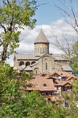 Fototapeta na wymiar The Svetitskhoveli Cathedral, Mtskheta, Georgia (Europe), Caucasus