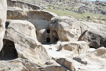 Fototapeta premium Uplistsikhe, ancient rock-hewn town in eastern Georgia (Europe), Caucasus