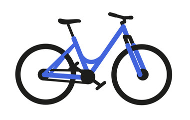vélo vtc bleu