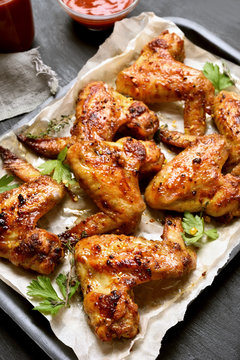 Baked chicken wings