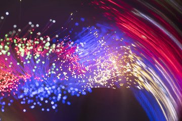 fiber optic network line cable background