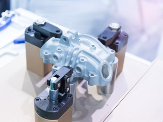 artificial intelligence machine at industrial manufacture factory