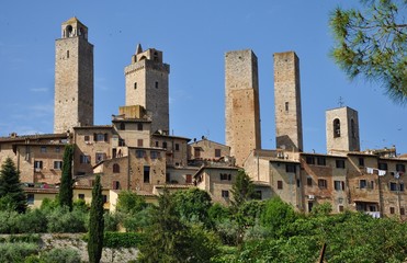 San Gimignano in der Toskana (Italien)