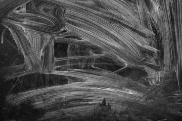 Fototapeta premium School blackboard texture with erased chalkboard