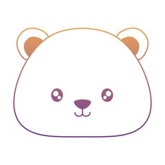 Cute squirrel icon over white background, vector illustration