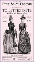 Plakat Summer ladies fashion advertising page on 