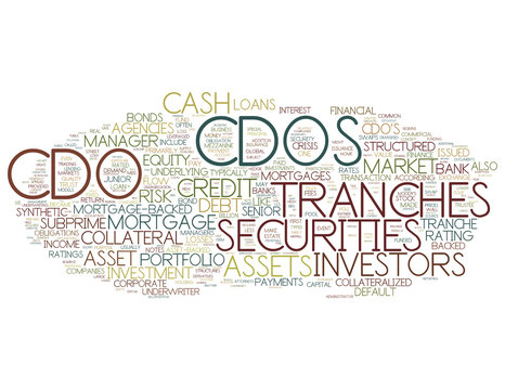 CDO &ndash; Collateralized Debt Obligation concepts