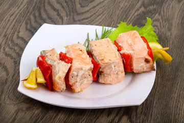 Salmon Skewer