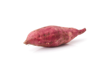 Sweet potato isolated on white background