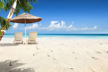 summer background of beach and free space for your decoration.  