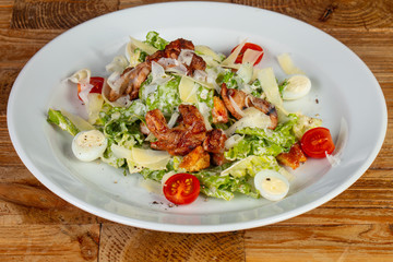 Tasty caesar salad