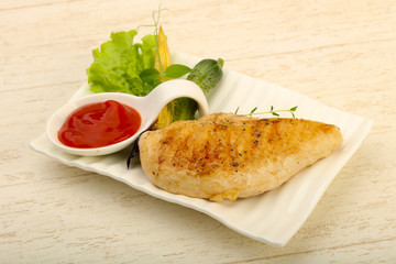 Roasted chicken breast