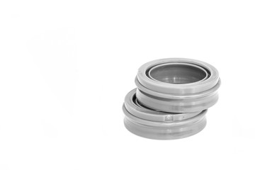 Rubber seal for Industrial on white background.