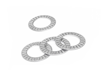 Bearings for industry isolated on white background.