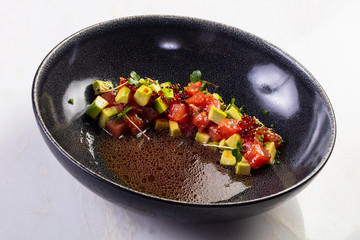Tuna tartare snack