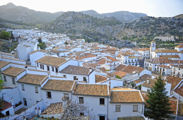 Fototapeta premium Grazalema, ruta de los pueblos blancos, provincia de Cádiz, Andalucía, España