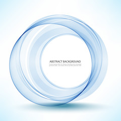 Abstract background with blue circles