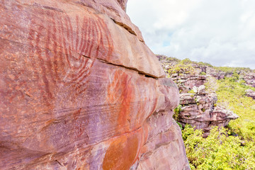 Landscape with paintings