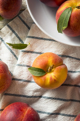 Raw Organic Orange Peaches