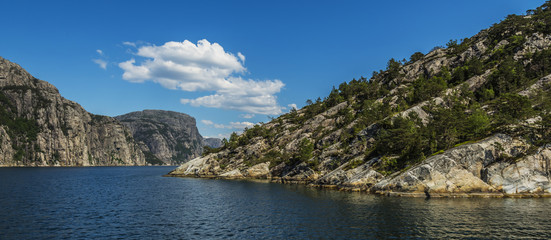 Fototapeta na wymiar Lysefjorden, Noway